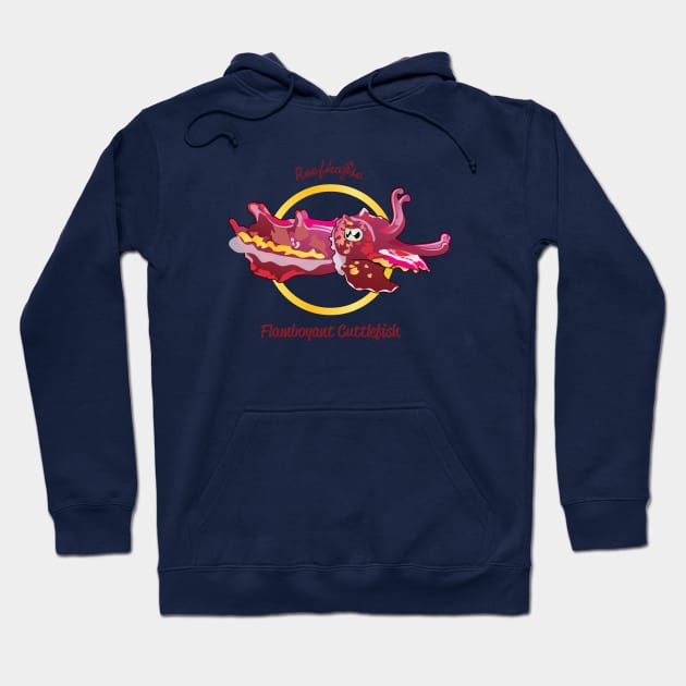 Flamboyant Cuttlefish Hoodie by Reefhorse